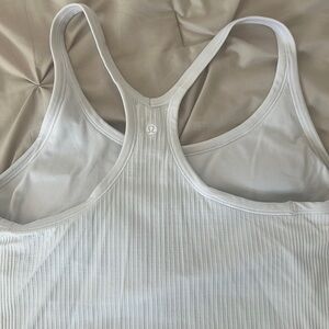Lululemon ebb to street tank, white 12